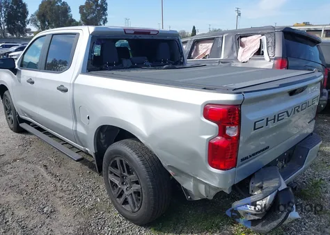 2022 Chevrolet Silverado 1500 2Wd Short Bed Custom from USA, damaged, VIN 1GCPABEK3NZ531858